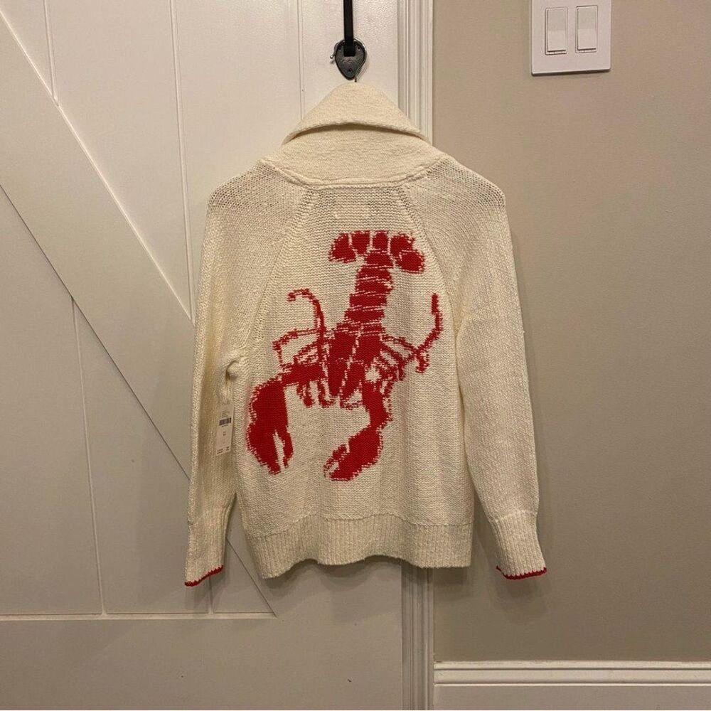 NWT Anthropologie Maeve Lobster Cardigan XS-Rare Find - Picture 8 of 8
